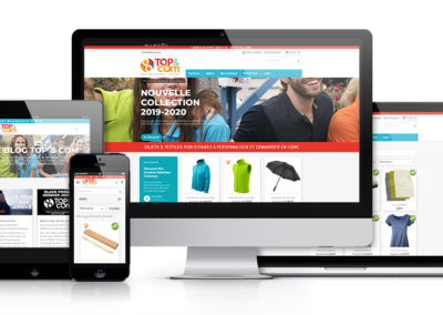 Création du site internet E-commerce TOP & COM